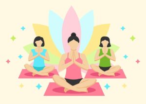 Women Yoga online session classbuk