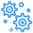 Gear icon representing strong mental math foundation for advanced mathematics
